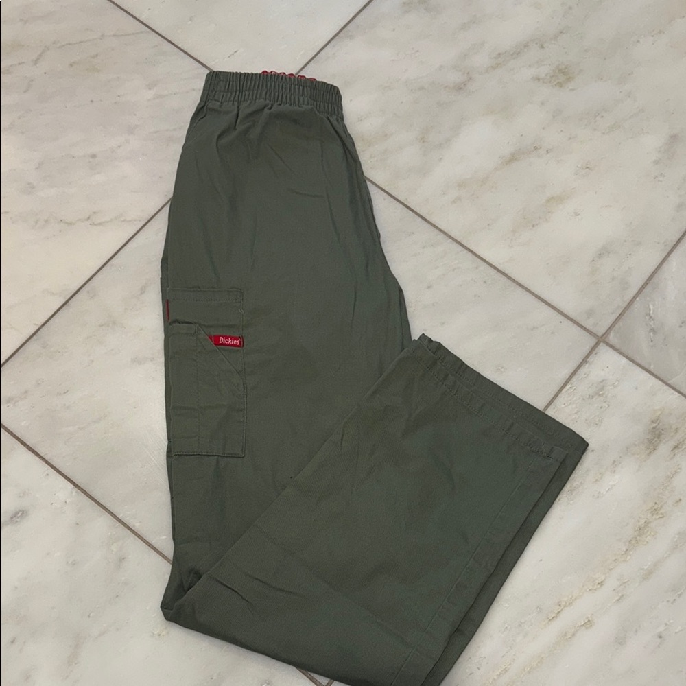 Dickies Green Cargo Pants Relaxed Fit